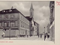 Frankopanska ulica oko 1900. godine. Samostan milosrdnih sestara